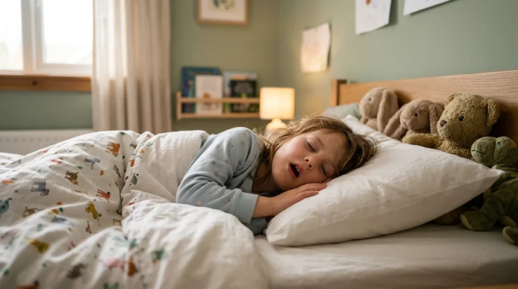 child snoring at night