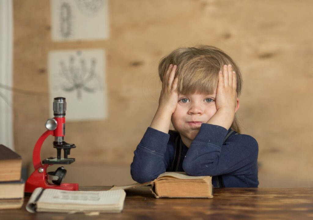 kid struggle to focus because of mouth breathing